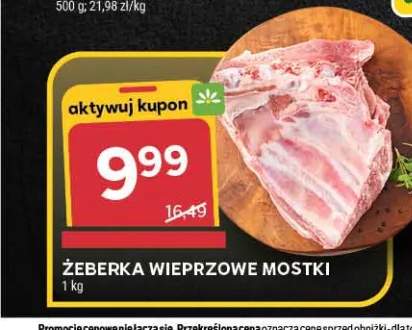 Żeberka wieprzowe mostki