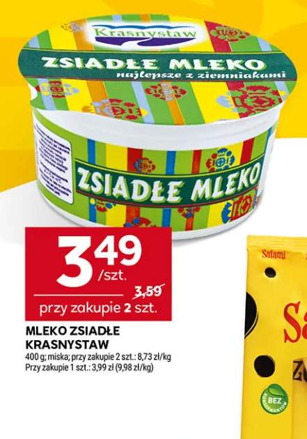 Mleko zsiadłe Krasnystaw