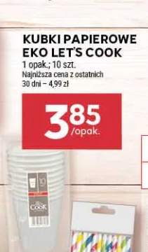 Kubki papierowe Eko Let's Cook