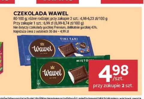 Czekolada Wawel Tiki Taki +1 wariant