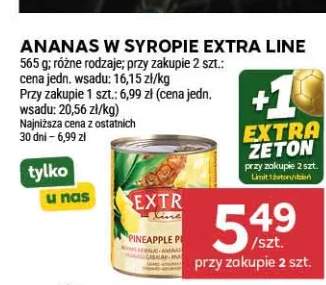 Ananas w puszce w syropie Extra Line
