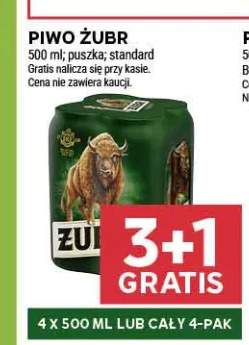 Piwo Żubr 4-pak 500 ml
