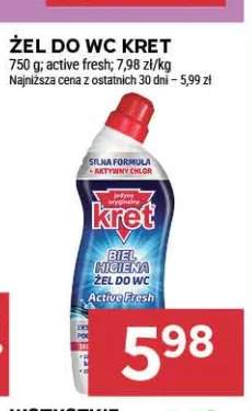 Żel do WC Kret Active Fresh