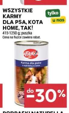 Karmy dla psa, kota Home, Tak! +1 wariant