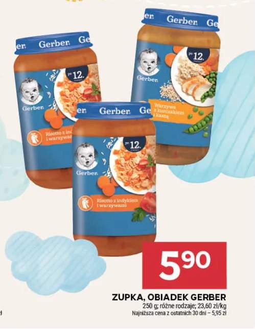 Obiadek Gerber Warzywa z kurczakiem +2 warianty