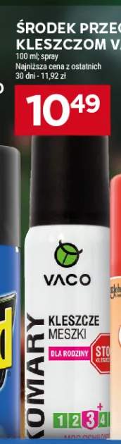 Środek przeciw komarom i kleszczom Vaco spray