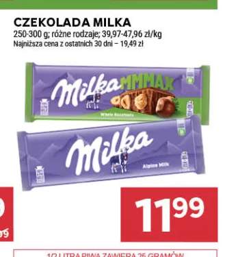 Czekolada Milka +1 wariant