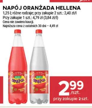 Napój Oranżada Hellena czerwona +1 wariant