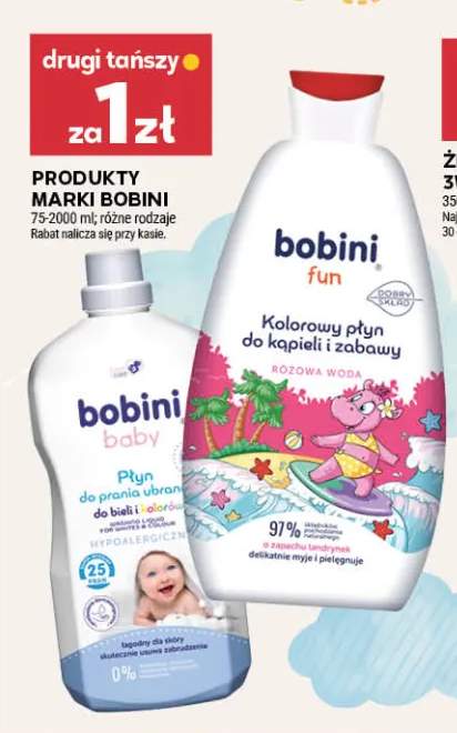 Płyn do prania ubrań Bobini Baby +1 wariant