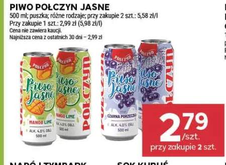 Piwo Połczyn Jasne Mango Line +2 warianty