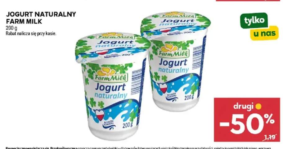 Jogurt naturalny Farm Milk