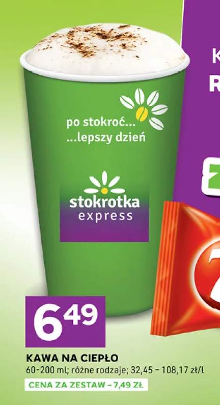 Kawa na ciepło Stokrotka Express +1 wariant