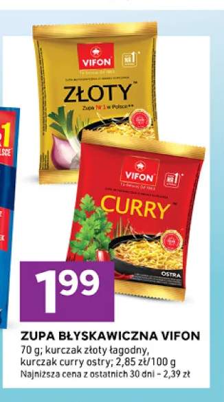 Zupa błyskawiczna Vifon Kurczak Złoty łagodny +1 wariant