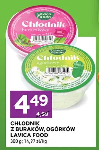 Chłodnik buraczkowy Lavica Food +1 wariant