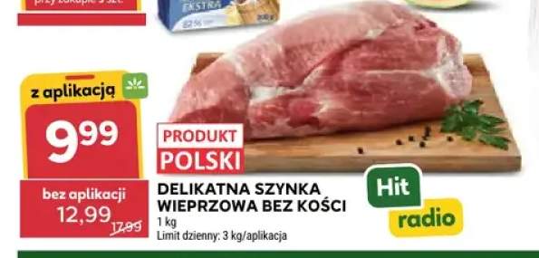 Delikatna szynka wieprzowa bez kości