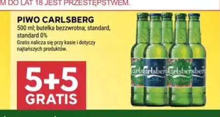 Piwo bezalkoholowe Carlsberg +1 wariant
