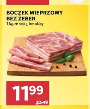 Boczek wieprzowy bez żeber ze skórą +1 wariant