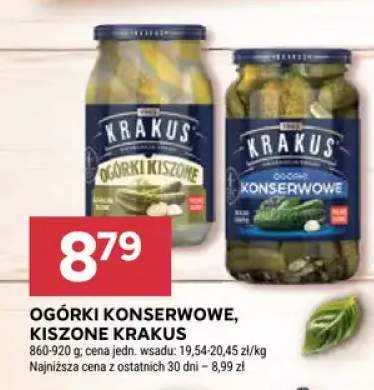 Ogórki kiszone Krakus +1 wariant
