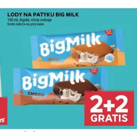 Lody na patyku Big Milk