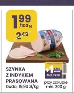 Szynka z indykiem prasowana Duda