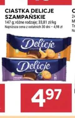 Ciastka Delicje Szampańskie pomarańczowe +1 wariant