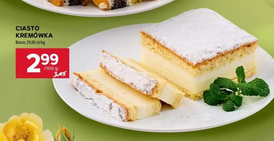 Ciasto Kremówka Bizon