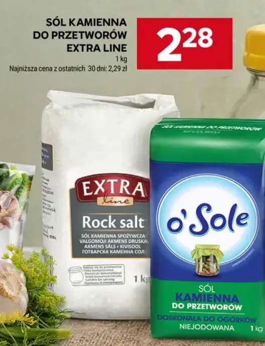 Sól kamienna do przetworów Extra Line