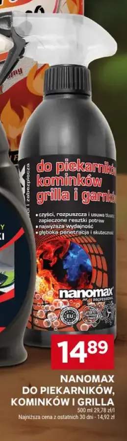 Preparat do piekarników kominków i grilla Nanomax