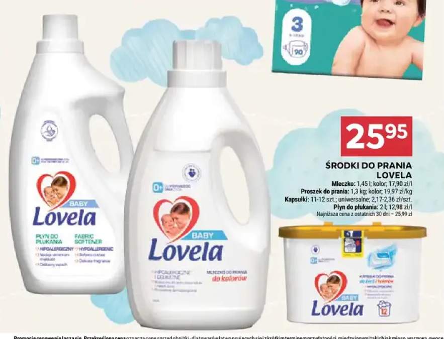 Proszek do prania Lovela Baby +3 warianty