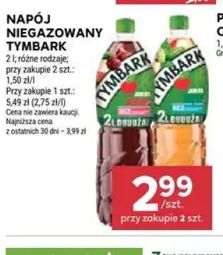 Napój niegazowany Tymbark wiśnia jabłko +1 wariant