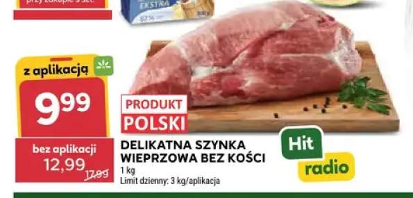 Delikatna szynka wieprzowa bez kości