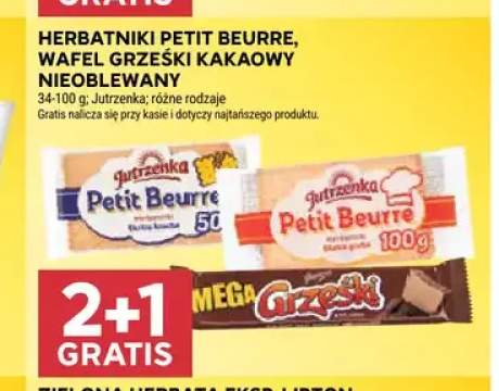 Herbatniki Petit Beurre Jutrzenka +1 wariant