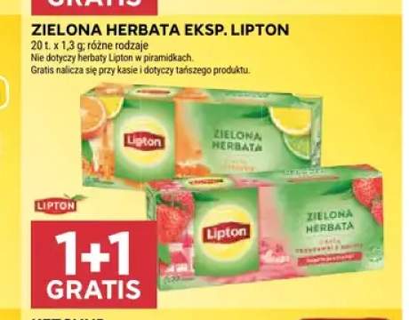 Zielona herbata ekspresowa Lipton