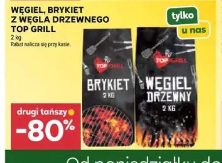 Węgiel z węgla drzewnego Top Grill +1 wariant
