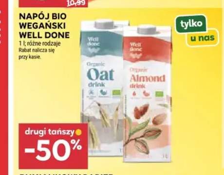 Napój bio wegański owsiany Well Done +1 wariant