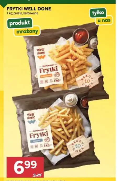 Frytki proste Well Done +1 wariant