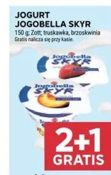 Jogurt truskawkowy Jogobella Skyr +1 wariant