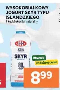 Jogurt Skyr typu islandzkiego wysokobiałkowy naturalny Mlekovita