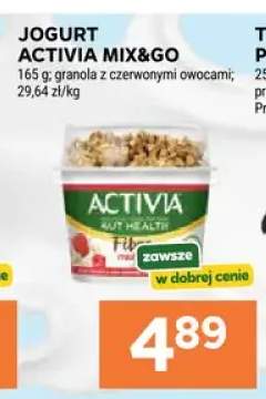 Jogurt Activia Mix&Go z granolą i czerwonymi owocami