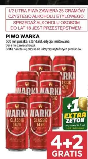 Piwo Warka Classic standard +1 wariant