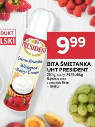 Bita śmietanka UHT President