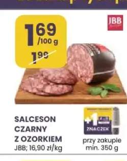 Salceson czarny z ozorkiem JBB