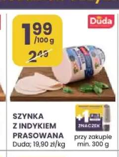 Szynka z indykiem prasowana Duda