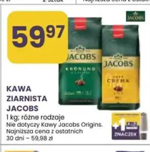 Kawa ziarnista Jacobs Crema +1 wariant