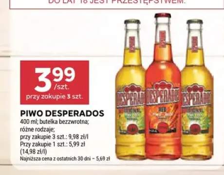 Piwo Desperados Original +2 warianty