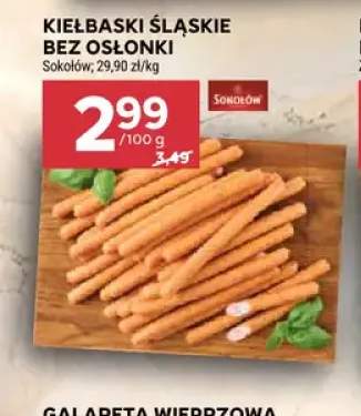 Kiełbaski śląskie bez osłonki Sokołów