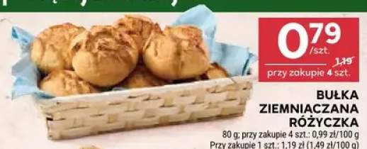 Bułka ziemniaczana różyczka