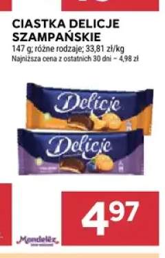 Ciastka Delicje Szampańskie pomarańczowe +1 wariant