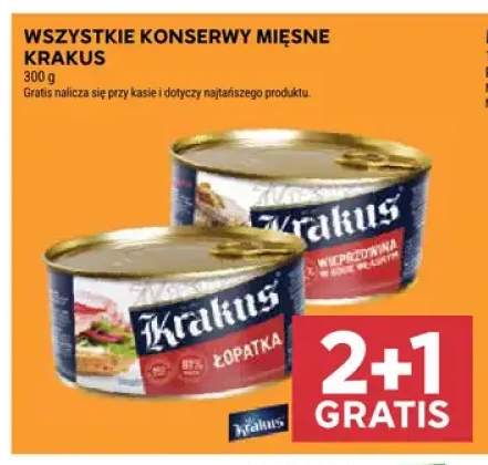 Konserwy mięsne Krakus +2 warianty