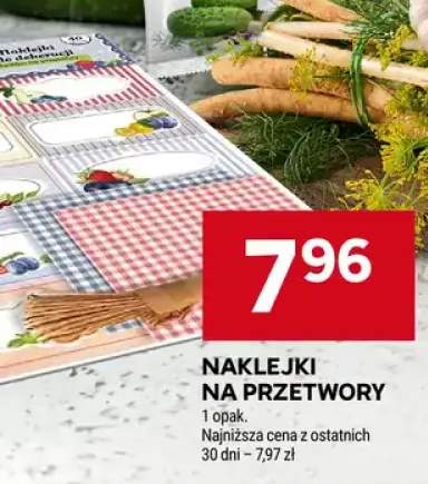 Naklejki na przetwory